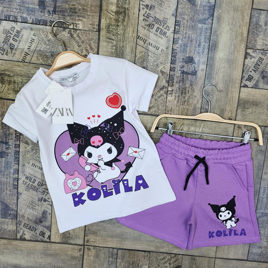 🌸 Kolila Kız Çocuk Şortlu Takım