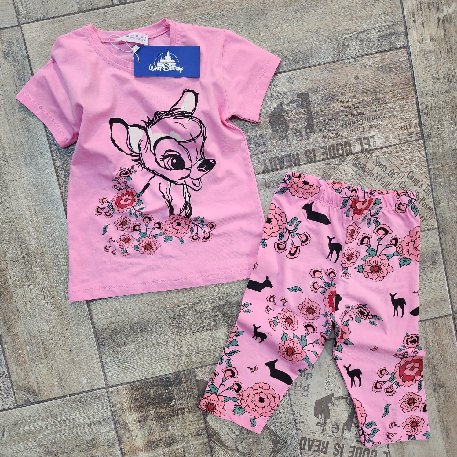 🦌 Bambi Kız Çocuk Taytlı Takım