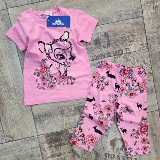 🦌 Bambi Kız Çocuk Taytlı Takım