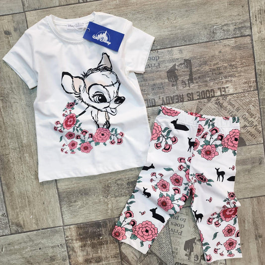 🦌 Bambi Kız Çocuk Taytlı Takım